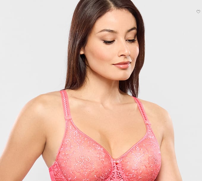 Empreinte, Beugelbh Cassiopee, electric pink, 85C