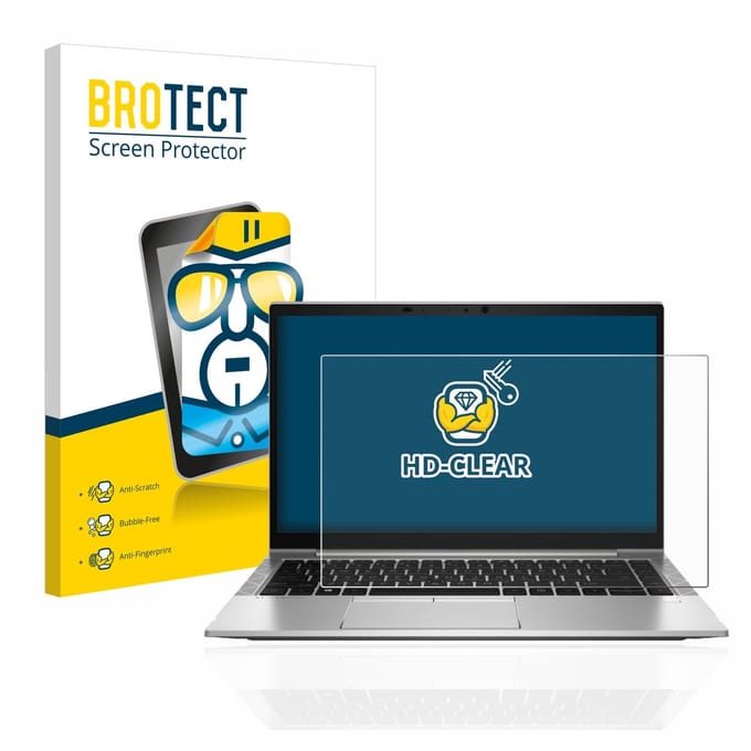 BROTECT - Screenprotector voor HP EliteBook 840 G8 - Folie Beschermfolie transparant
