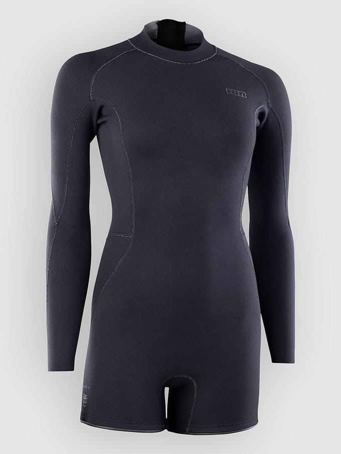 Ion Amaze Amp Shorty 2.0 Ls Back Zip Wetsuit zwart