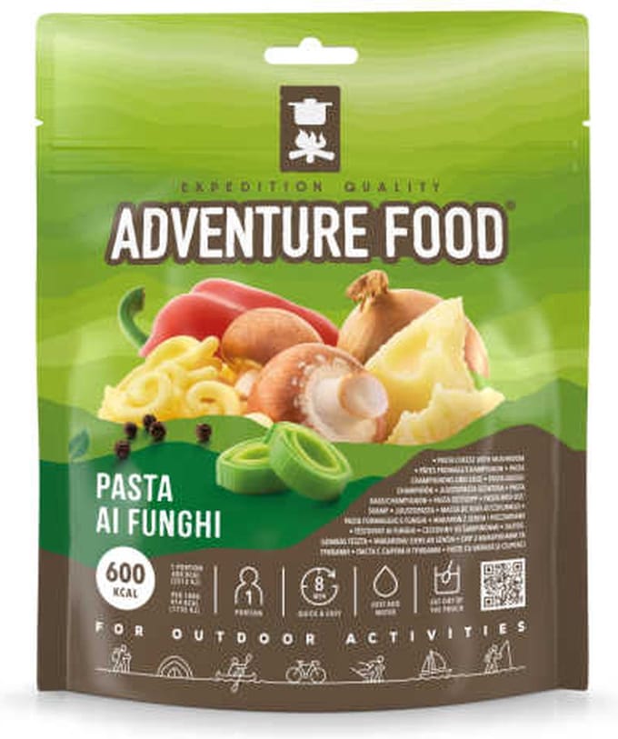 Adventure Food Pasta ai Funghi, gevriesdroogd voedsel