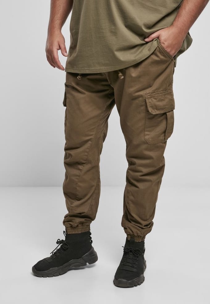 Urban Classics - Jogging Cargobroek - 5XL - Bruin