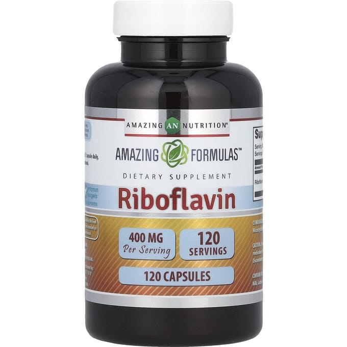 Amazing Nutrition, Riboflavine, 400 mg, 120 Capsules