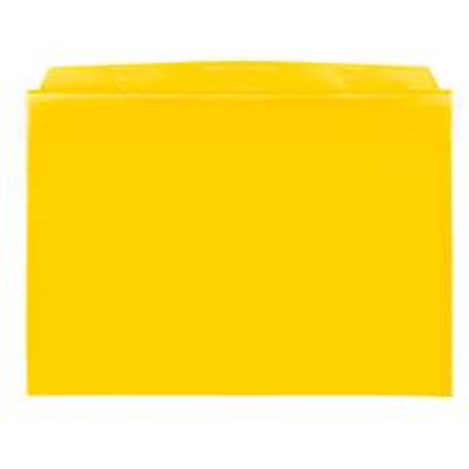 Orgatex magneethoezen, m. klep, A5 liggend, geel, 10 st.
