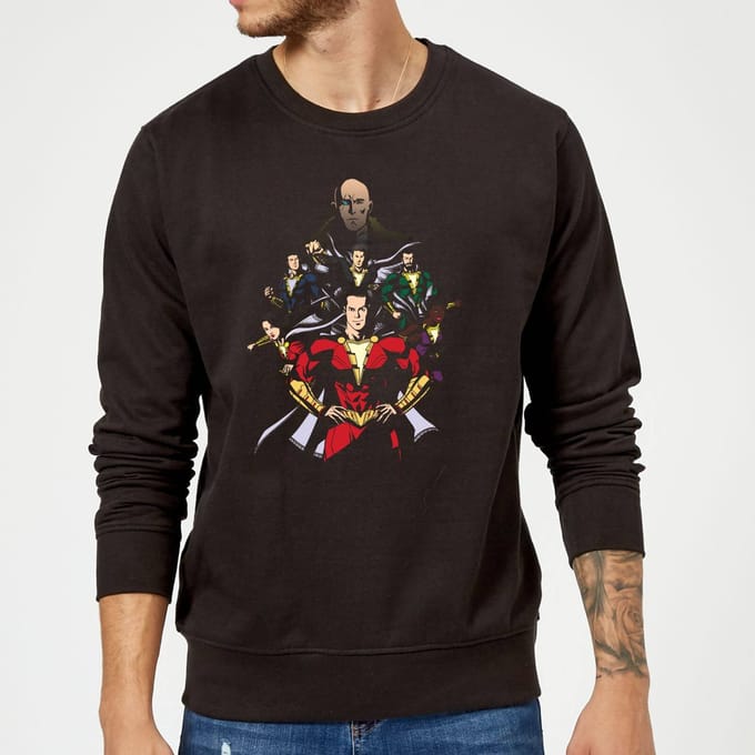 Shazam! Team Up trui - Zwart - S