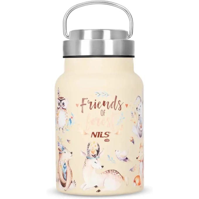 Nils Camp Thermos NC3806 520ml - RVS, Lekvrij, Lange Isolatie