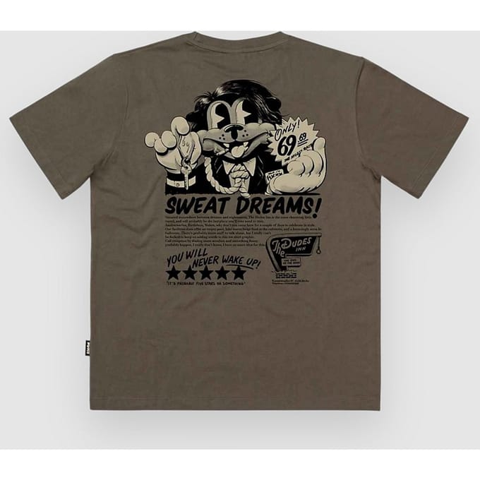 The Dudes Sweat Dreams T-Shirt bruin