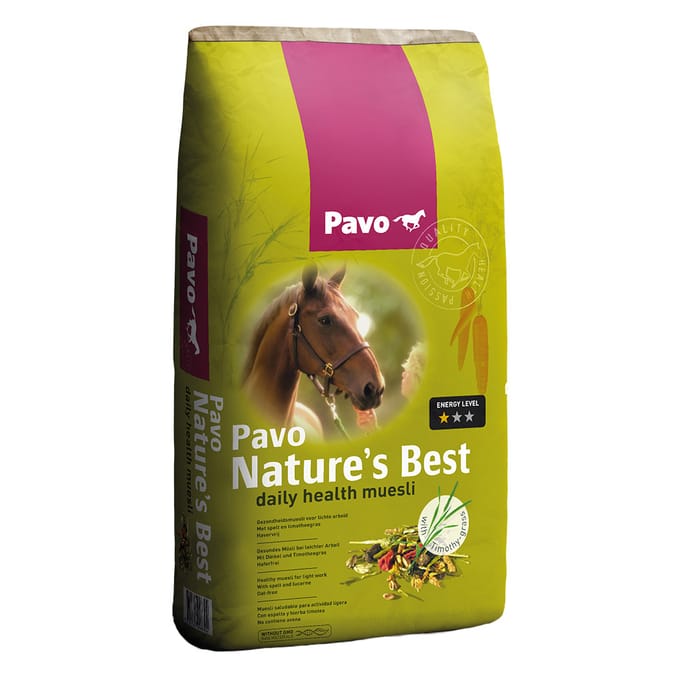 15kg Pavo Nature's Best voor paarden muesli
