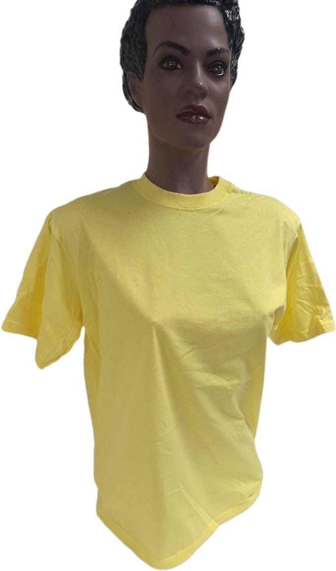 RUSSEL ATHLETIC - TSHIRT-PLAIN-YELLOW-S