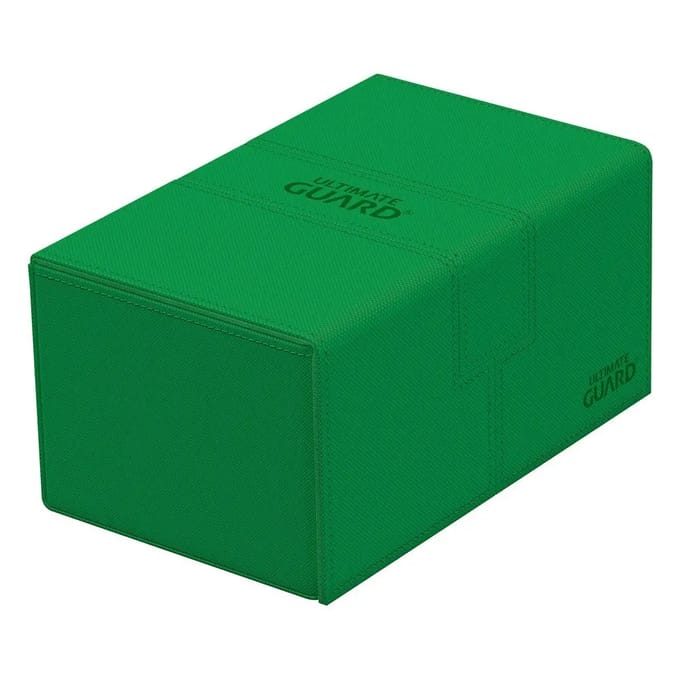 Twin Flip`n`Tray 160+ XenoSkin Monocolor Green (Ultimate Guard) (Storage Box)