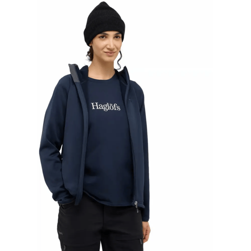 Haglofs Magma Mid Hood Dames (Maat - M, Kleur - Tarn Blue)