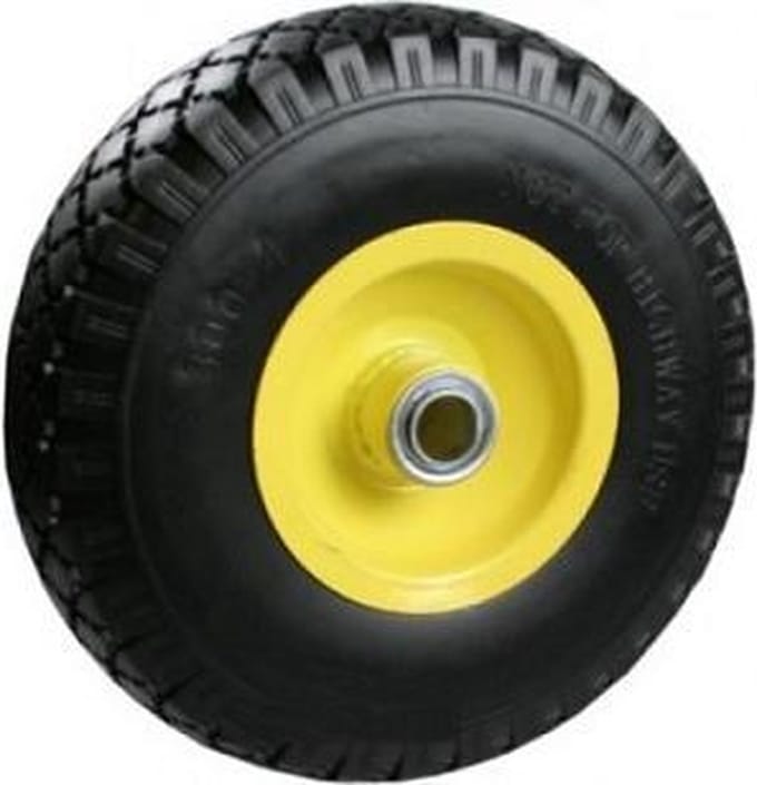 Steekwagenwiel 300 x 4 ANTILEK (zwart)