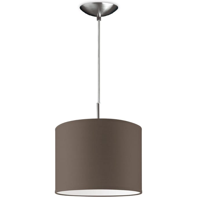 hanglamp tube deluxe bling Ø 25 cm - taupe