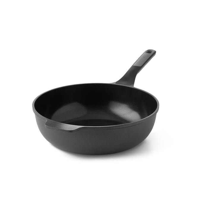 LEO Wok antikleef Stone+ - Ø 30cm - Grijs - PFAS-vrij