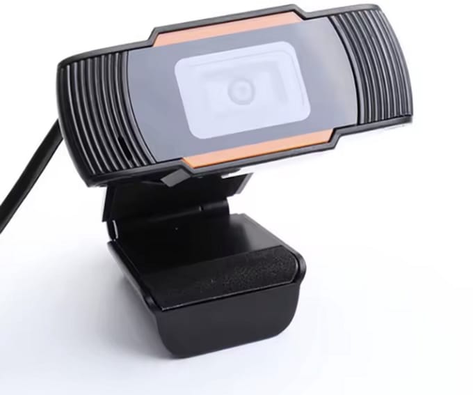 Webcam met microfoon - 720p - Met Microfoon - USB - Plug en play - Web cam - Camera voor laptop - Online meeting - Teams - Zwart - Universeel - Videobellen - CHPN