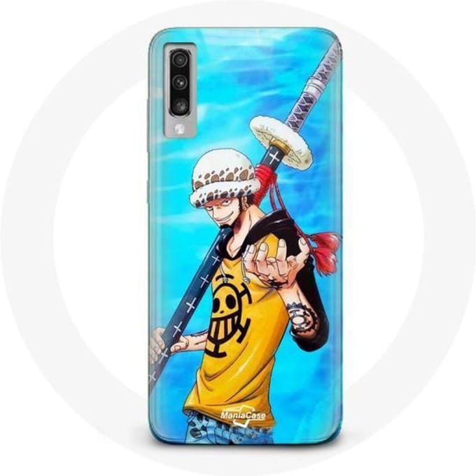Coque pour Samsung Galaxy A50 One Piece Manga Trafalgar Law epée