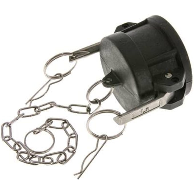 Camlock DN 50 (2'') Koppeling PolypropyleenEnd Cap Type DC MIL-C-27487
