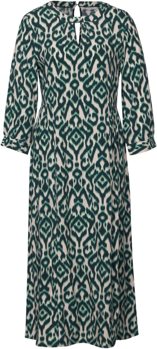 Street one - Jurk - Maat 40 - Vrouwen - Groen - Viscose
