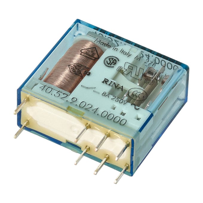 Finder 40.52 PCB Relais 2CO 8A 24VDC - 40.52.9.024.0000