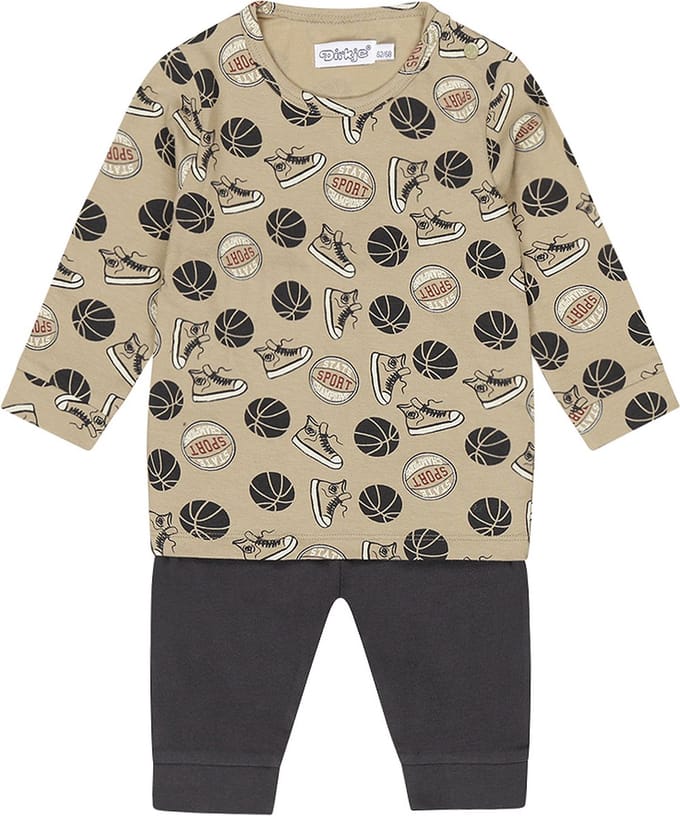 Dirkje Q- Boys basketball Jongens Pyjamaset - Maat 62/68