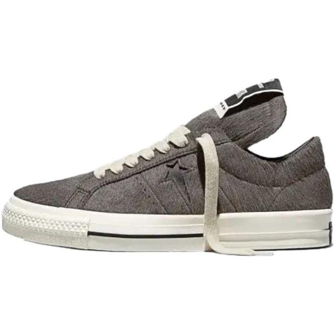 Rick Owens DRKSHDW x Converse One Star Low Dark Dust Unisex Sneakers Bruin A14796C 42 gray