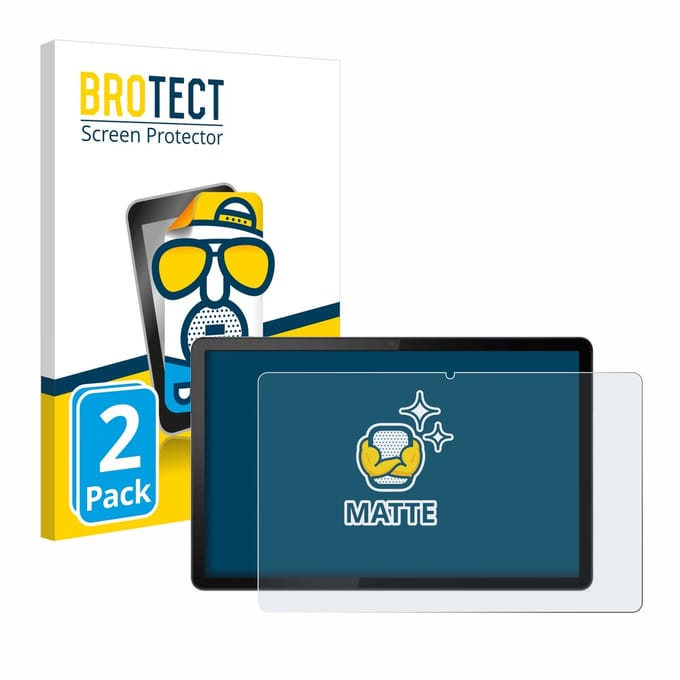 BROTECT - Screenprotector voor Lenovo Tab P11 (Landschapsmodus) - Folie Beschermfolie matte 2 Stuks