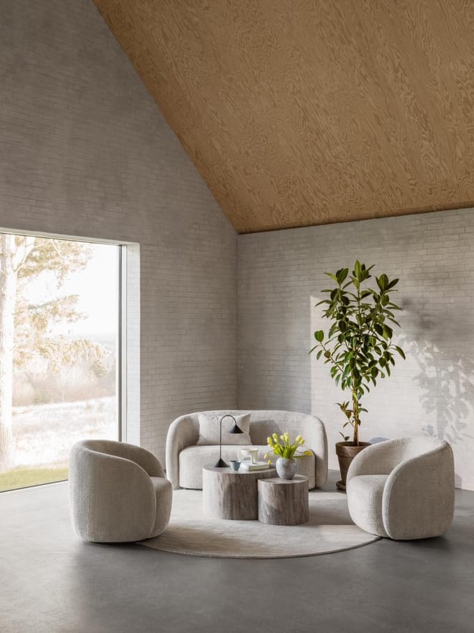 Bank Yordi Juto Beige 169cm - Giga Living