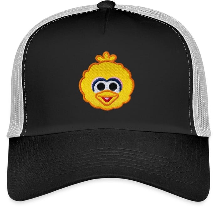 Sesamstraat Grote Vogel Borduurwerk Trucker Cap