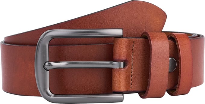 De Lederwaren Ambacht - Heren Riem - Rundleer - Bruin - Maat 100