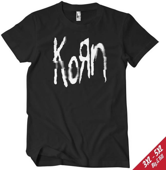 Korn Glitch Logo T-shirt PS-1-KORN001-H93-15