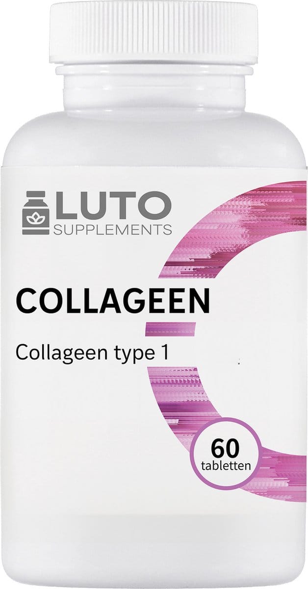 Collageen plus - Collageen type 1 - 60 tabletten - 500mg - Luto Supplements