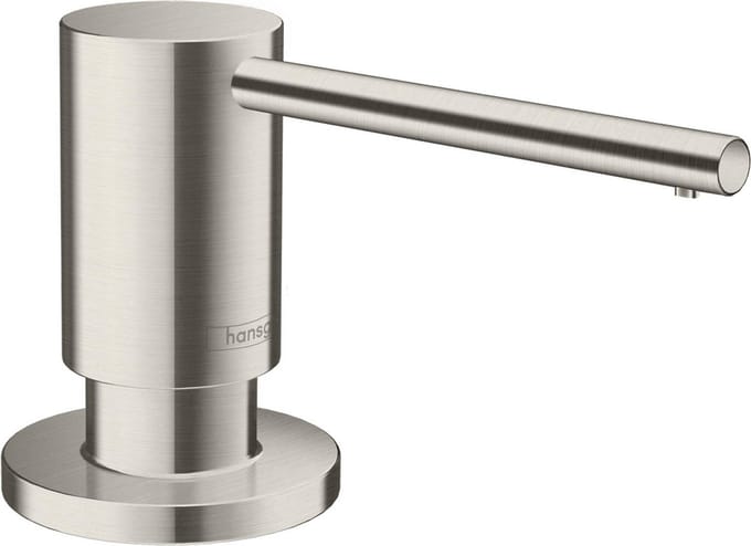 Hansgrohe A41 - zeepdispenser 1-gats 500ml onderbouw - rvs look