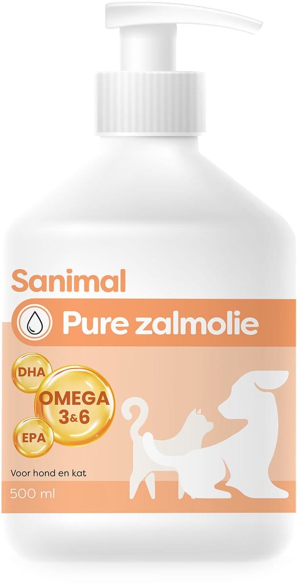 Sanimal Pure Zalmolie - 500 ml
