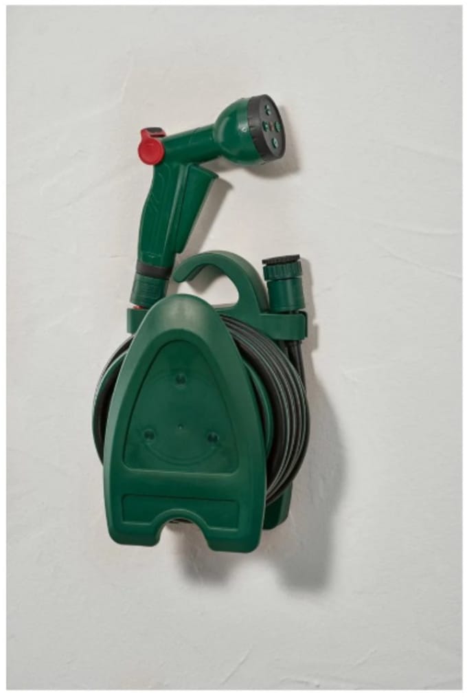 PARKSIDE® Tuinslangset - Inclusief haspel, slang en sproeikop - Draagbaar inclusief houder