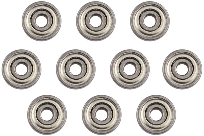 Allecto - Pack van 10 Miniatuur Kogellagers 624ZZ - Metaal Gecoat voor 3D Printers en Voertuigen