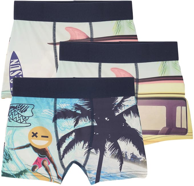 Jonen 3er-Pack Jungen Boxershorts mit Fotoprint JONEN