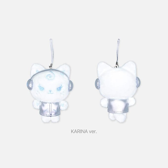 [Précommande] aespa - Porte-clés Poupée Fanlight (version ARGENT) WINTER white