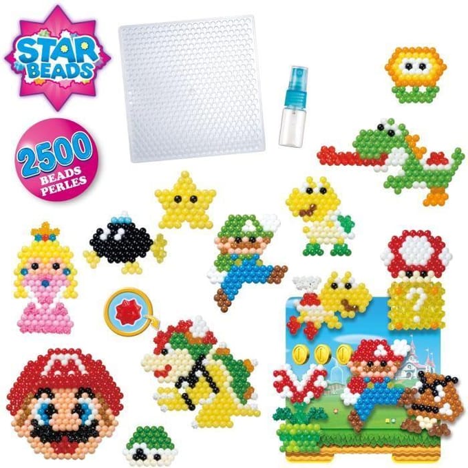 Aquabeads Super Mario Box- complete set 2500 parels