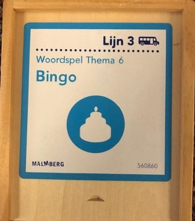 Lijn 3 Woordspel Thema 6 Bingo