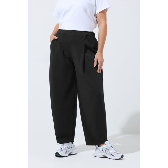 Limited Collection Geplooide Broek Met Ronde Pijpen Size 40