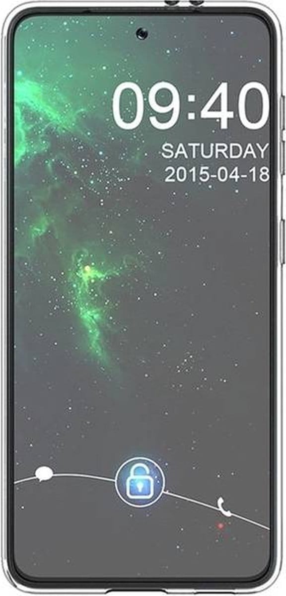 Myway, Case Geschikt voor Samsung Galaxy S21 Plus Zacht en dun, Transparant