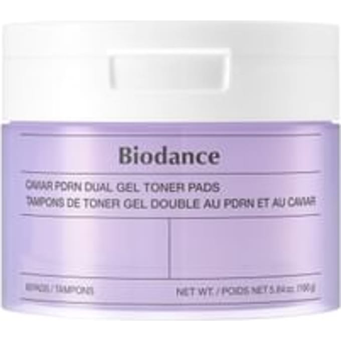 Biodance Kaviaar PDRN Dubbele Gel Toner Pads 160g 60ST gray