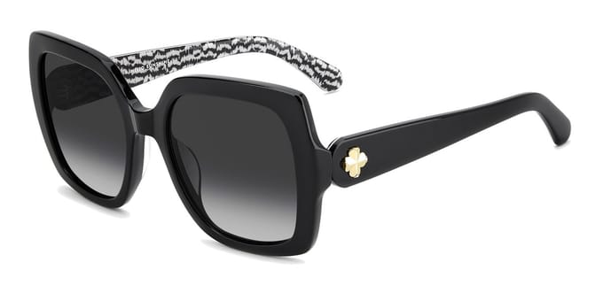 Kate Spade KS AMAYA 2/G/S Black pattern black 55/20/140 WOMAN Zonnebrillen