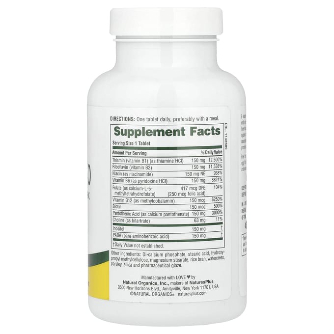Western Mega B-150, Gebalanceerd B-complex, 90 tabletten