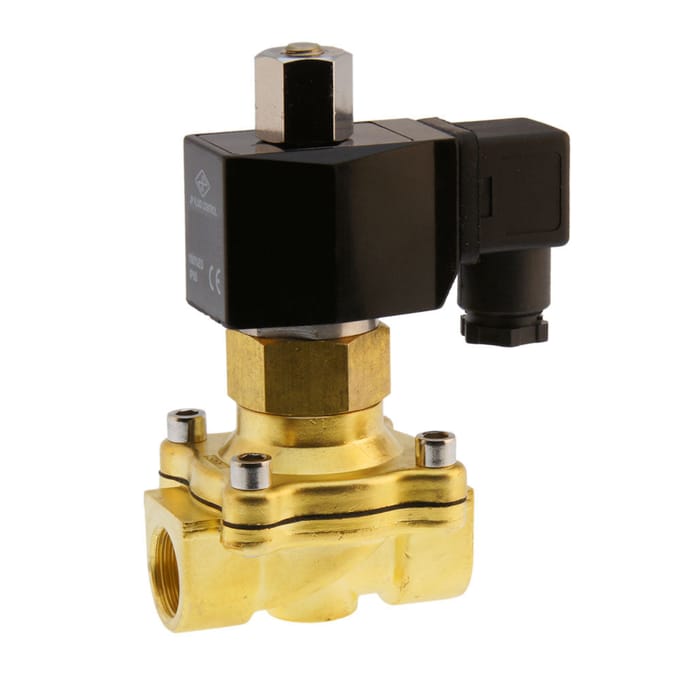 Magneetventiel DF-SB 1/2'' NO messing EPDM 0-3bar 12V DC - DF-SB012B160E-012DC
