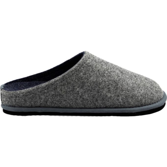 Loewenweiss Lowenweiss easy bicolore handgemaakte pantoffels gekookte wol grijs /
