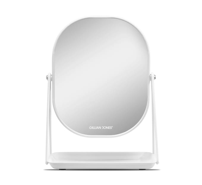 Gillian Jones Table Mirror With Tray White 1 st