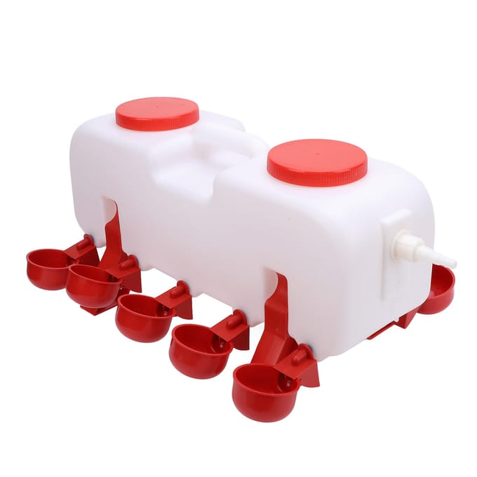 Automatische Kippendrinker Anti-kantel Plastic Hygiënisch Kippendrinksysteem voor Pluimveebedrijf white