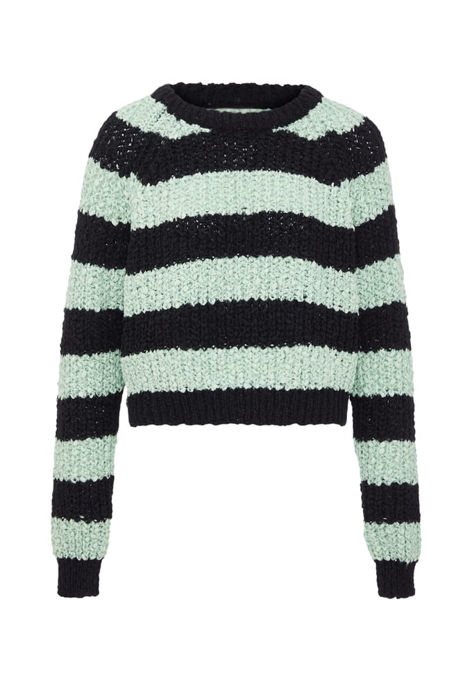 Mymo Jumper Dames zwart groen