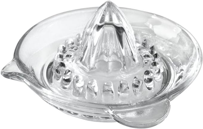 Dikwandige glazen citruspers voor verse sappen