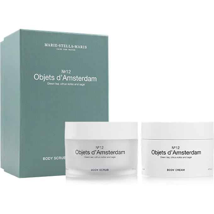 MARIE-STELLA-MARIS - Body Scrub & Cream set Objets d'Amsterdam - 2 x 200 ml - geschenkset